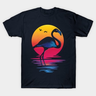 Flamingo on sunset T-Shirt